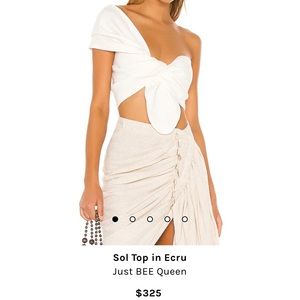 JUST BEE QUEEN Sol Ecru Top